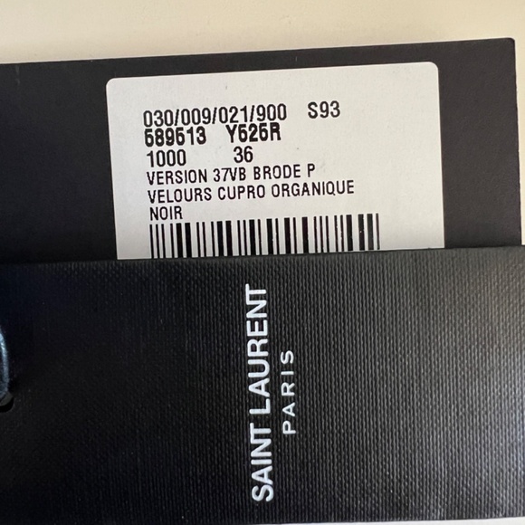 Saint Laurent Velvet Varsity Bomber Jacket - 36 - Picture 9 of 12